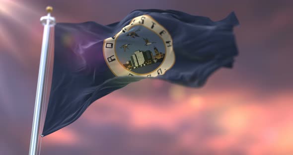 Rochester City Flag, United States