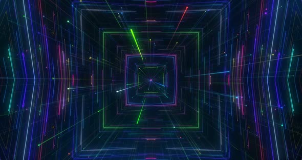 Abstract VJ Loop Particles