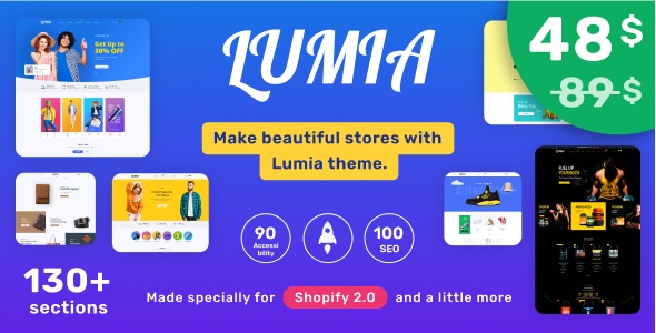 Lumia - Multipurpose Shopify Theme OS 2.0 - Multilanguage - RTL Support