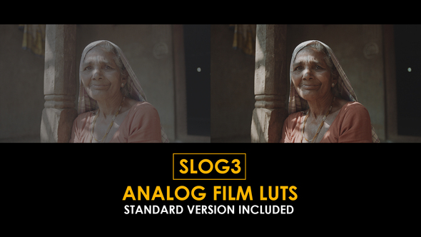 Slog3 Analog Film and Standard Color LUTs