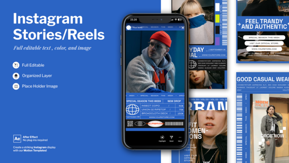 GREECA - Instagram Stories/Reels After Effect Template