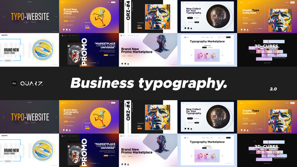 Website Promo Typography v2 alt