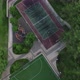 Aerial View of the Football and Basketball Courts - VideoHive Item for Sale