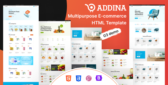 Addina - eCommerce HTML Template