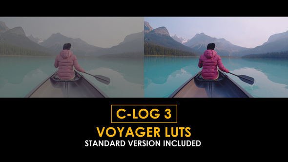 C-Log3 Voyager and Standard LUTs