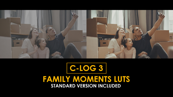 C-Log3 Family Moments and Standard LUTs