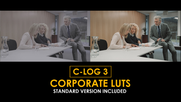 C-Log3 Corporate and Standard LUTs