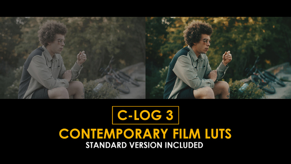 C-Log3 Contemporary Film and Standard LUTs