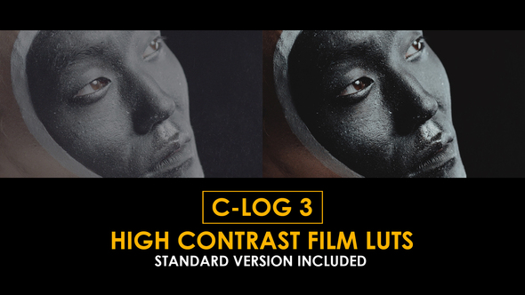 C-Log3 High Contrast Film and Standard Color LUTs