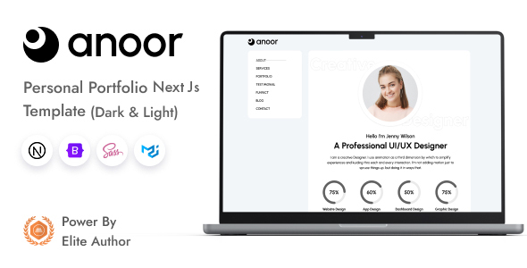 Anoor - Personal Portfolio Next Js Template