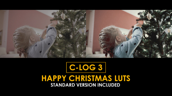 C-Log3 Happy Christmas and Standard LUTs