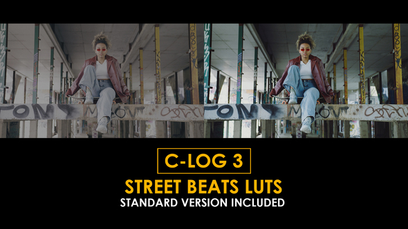 C-Log3 Street Beats and Standard Luts