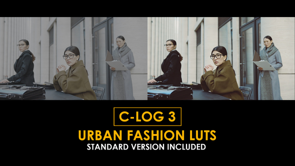 C-Log3 Urban Fashion and Standard LUTs