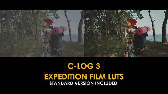 C-Log3 Expedition FIlm and Standard Color LUTs