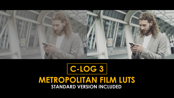 C-Log3 Metropolitan and Standard Color LUTs alt
