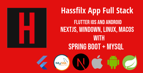 Hassfilx App with Flutter & Spring boot