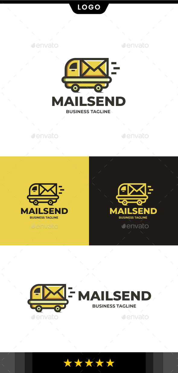 Mail Send Logo Template