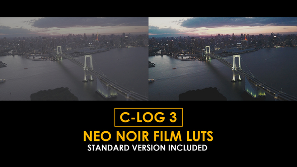 C-Log3 Neo Noir Film and Standard LUTs