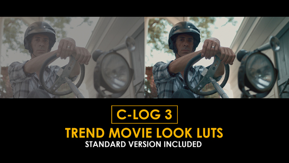 C-Log3 Trend Movie Look and Standard LUTs