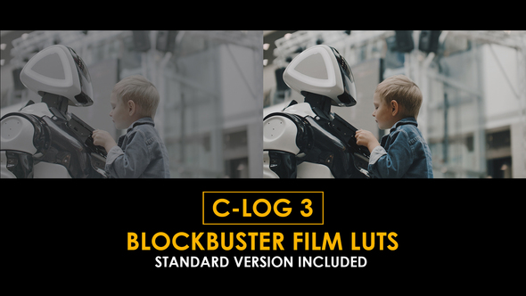 C-Log3 Blockbuster Film and Standard Color LUTs