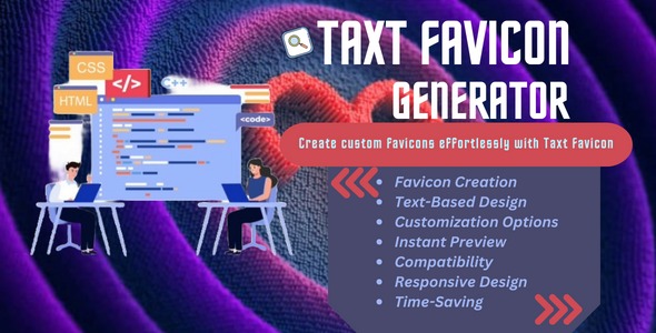 Text Favicon Maker Theme+Tool For Blogger