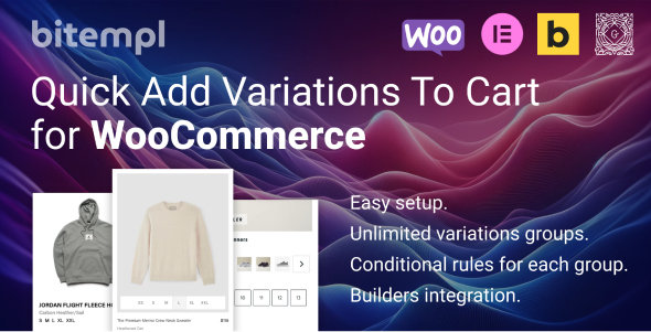 Quick Add To Cart WooCommerce Variations