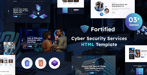 Fortified | IT & Cyber Security Services HTML Template