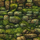 Hand painted mossy stone wall tile texture - 3DOcean Item for Sale
