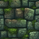 Hand painted mossy stone wall tile texture - 3DOcean Item for Sale