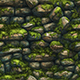 Hand painted mossy stone wall tile texture - 3DOcean Item for Sale
