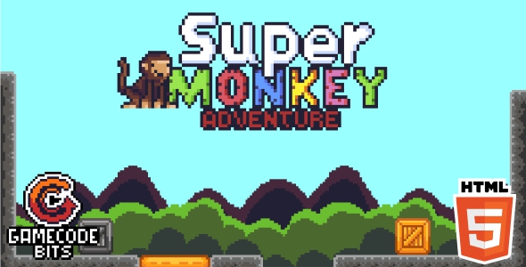 Super Monkey Adventure - HTML5 Game