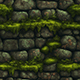 Hand painted mossy stone wall tile texture - 3DOcean Item for Sale