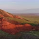 Aerial View of Big Bogdo Mountain Near Salt Lake Baskunchak, Russia - VideoHive Item for Sale