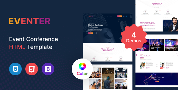Eventer - Event Conference HTML Template
