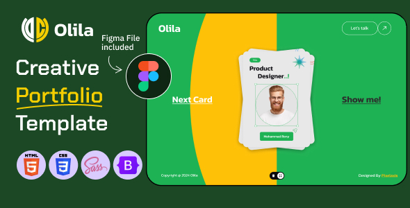 Olila - Creative Portfolio HTML Template