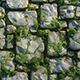 Mossy stone wall tile texture - 3DOcean Item for Sale