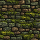 Hand painted mossy stone wall tile texture - 3DOcean Item for Sale