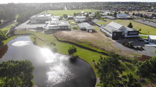 Aerial View of a School in Australia