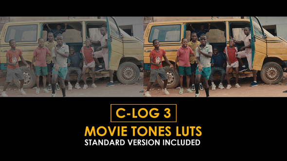 C-Log3 Movie Tones and Standard LUTs