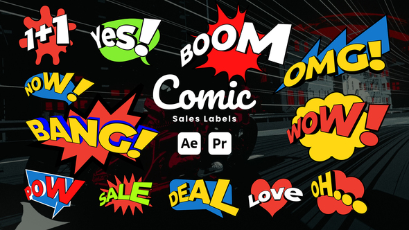 Comic Sale Label