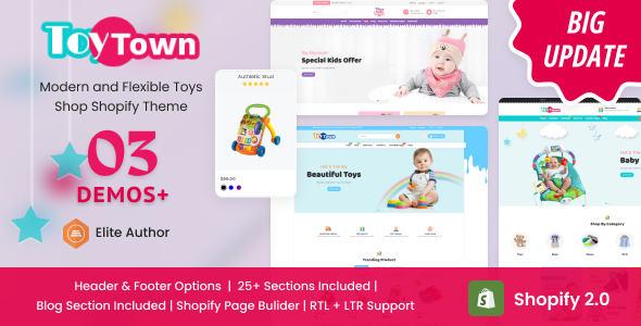 Toytown - Kids Clothing & Toys Shopify Theme