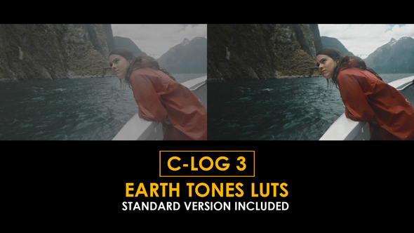 C-Log3 Earth Tones and Standard LUTs