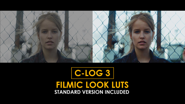 C-Log3 Filmic Look and Standard Color LUTs