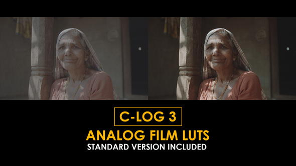 C-Log3 Analog Film and Standard Color LUTs