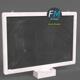 Wall mounted chalkboard - 3DOcean Item for Sale