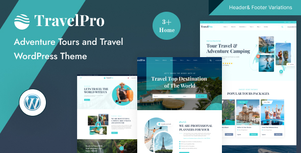 TravelPro - Adventure Tours and Travel Agency WordPress Theme