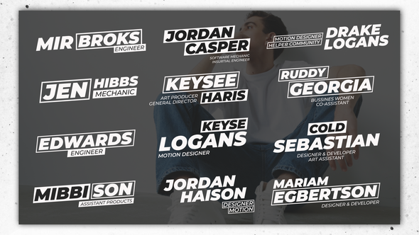 Skew Lower Thirds Titles alt