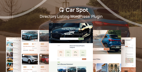 CarSpot - Car Directory ListingPlugin