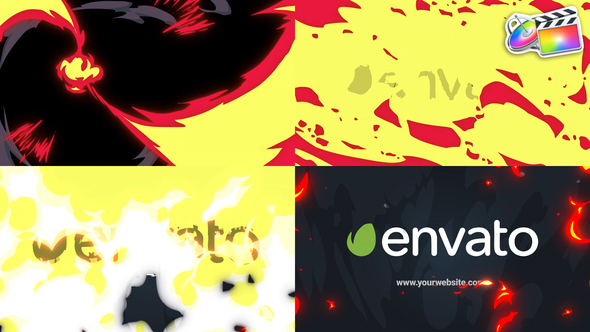 Fire Logo Opener | FCPX alt