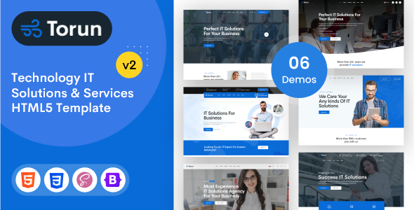 Torun - Technology IT Solutions & Services HTML5 Template